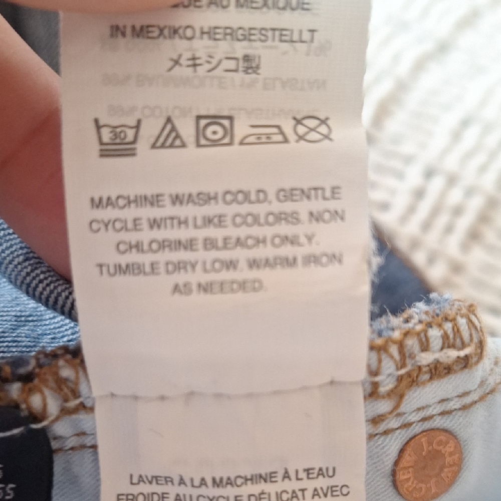 J. Crew Classic Blue Jean Shorts - Picture 6 of 8